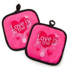 Прихватка Этель LoveLife Love, текстиль, 17х17 см, 2 шт. (4485844)
