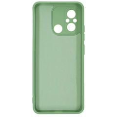 Бампер Xiaomi Redmi 12C 4G/11A/Poco C55 ZIBELINO Soft Matte оливковый с микрофиброй