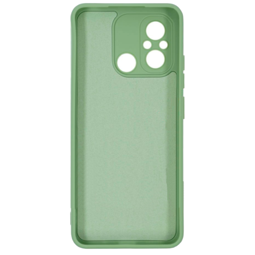Бампер Xiaomi Redmi 12C 4G/11A/Poco C55 ZIBELINO Soft Matte оливковый с микрофиброй