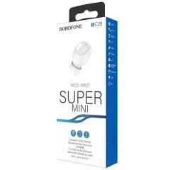 Гарнитура Bluetooth Borofone BC28 White