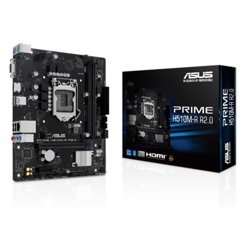 М/П SOC-1200 Asus PRIME H510M-R R2.0-SI Soc-1200 Intel H470 2xDDR4 mATX AC`97 8ch(7.1) GbLAN+VG