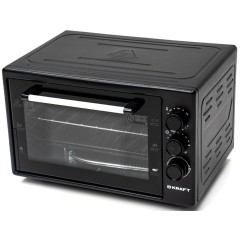 Электропечь KRAFT KF-MO 3800 BL черная