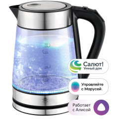 Чайник эл. умный SLS KET-03 (t°) стеклянный/черный