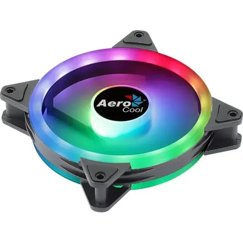 Кулер корпус 120x120x25 AeroCool Duo 12 черный ARGB 1000rpm 6-pin