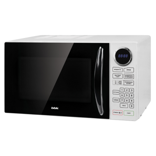 Микроволновая печь BBK 23MWS-916S/BW, 23 л., белая (С)