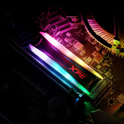 SSD М.2 1Tb A-Data AS40G-1TT-C S40G RGB