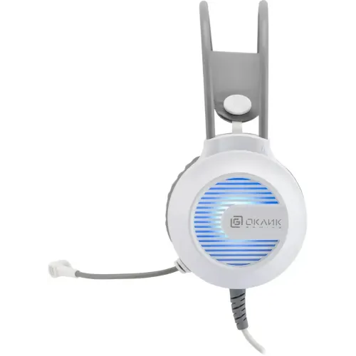 Гарнитура Oklick HS-L300G White белый 2.2м