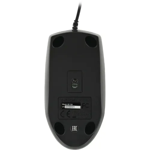 Мышь A4 OP-720 черный USB 