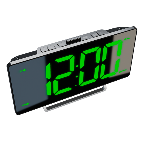 Радиочасы SOUNDMAX SM-1561U черный зеленый
