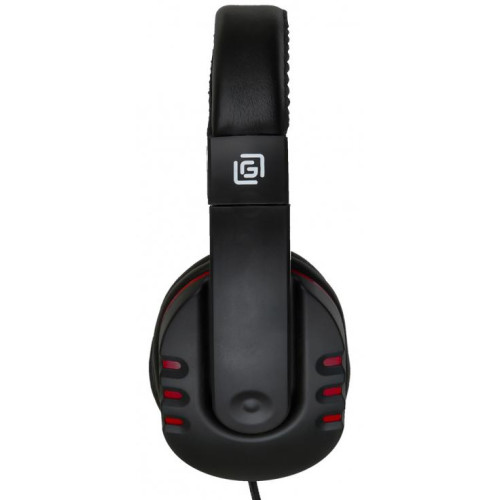 Гарнитура Oklick HS-L380G черный/красный
