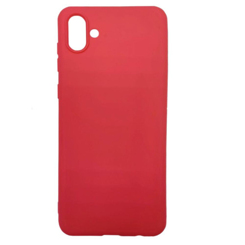 Бампер Samsung Galaxy A04 4G ZIBELINO Soft Matte с микрофиброй красный