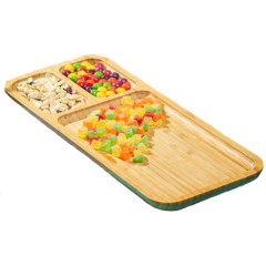 Менажница, бамбук, 38.7х15.5 см, 3 секции (Y6-2563)(326291)