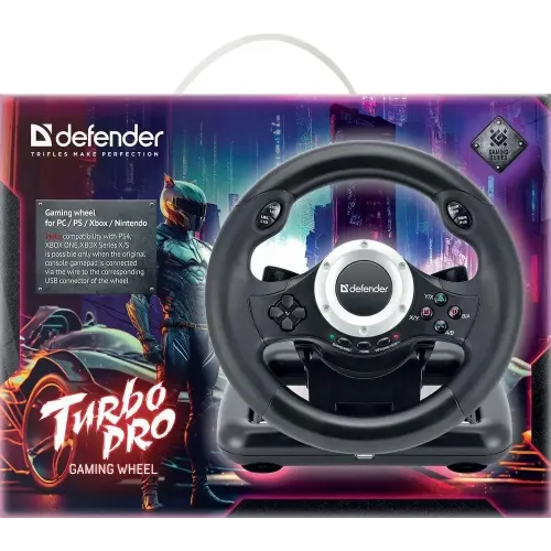 Руль Defender Turbo Pro (64291) PC/PS3/PS4/Xbox