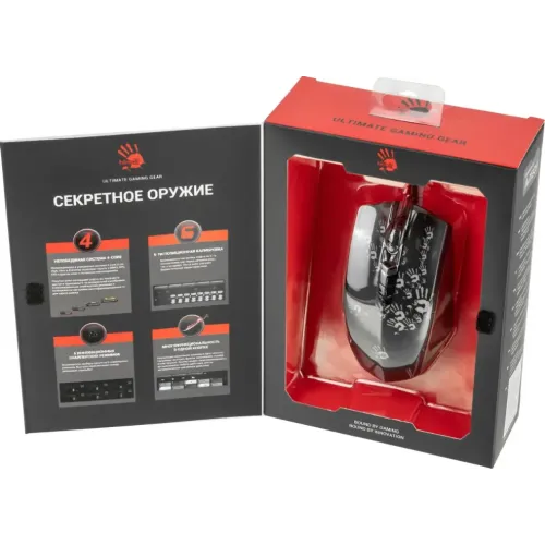 Мышь A4 Bloody A60 черный USB