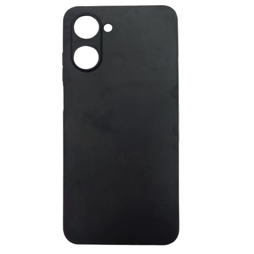 Бампер Realme 10 4G ZIBELINO Soft Matte черный защита камеры
