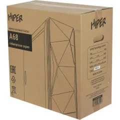 Корпус Hiper A68 черный без БП mATX