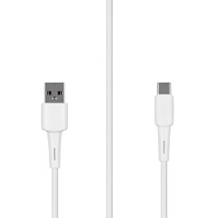 Кабель USB 2.0 A вилка - Type C 1 м TFN-CUSBCUSB1MWH белый