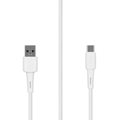 Кабель USB 2.0 A вилка - Type C 1 м TFN-CUSBCUSB1MWH белый