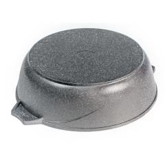 Жаровня Мечта Гранит, 32 см (36701)(6 л.) с крышкой (362478)