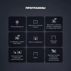 Духовка электрическая DELONGHI CM 9L RO RUS