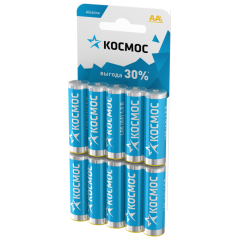 Батарейка КОСМОС LR-06 (за 10шт)