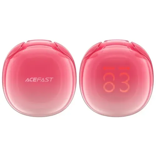 Гарнитура Bluetooth ACEFAST T9 Crystal color (Air)  красное помело (*9)