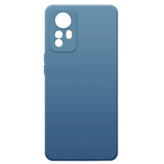 Бампер Xiaomi Redmi Note 12S Borasco Microfiber Case синий