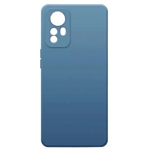 Бампер Xiaomi Redmi Note 12S Borasco Microfiber Case синий