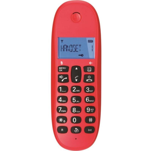 Телефон-радио MOTOROLA C1001LB+ красный