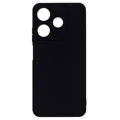 Бампер Tecno Spark 10C ZIBELINO Soft Matte черный с микрофиброй