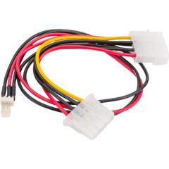 Переходник Molex - Molex + Fan 3pin Gembird CC-PSU-5