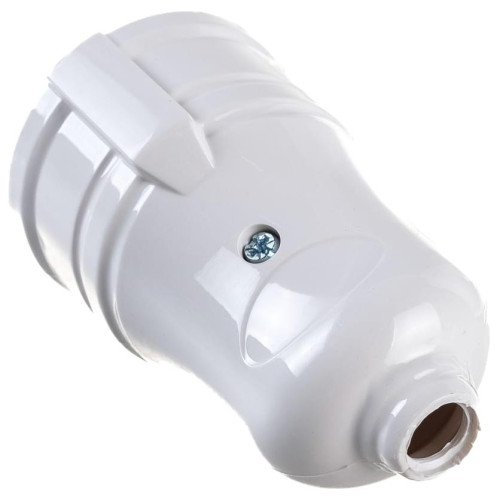 Розетка IEK 2P+E, 16А белая ERP10-16-01-K01