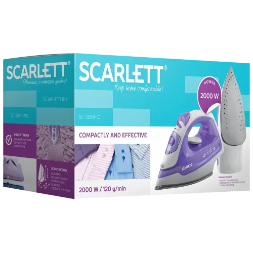 Утюг SCARLETT SC-SI30P10 фиолетовый