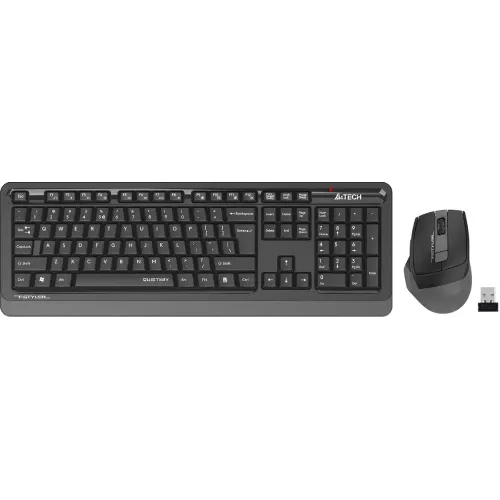 Клавиатура + Мышь A4Tech Fstyler FGS1035Q черный/серый  