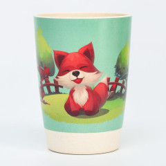 Набор столовый детский бамбук. КРОШКА Я «Мельница», 5 пр. (тарелка, миска, стакан, приборы)(4770806)