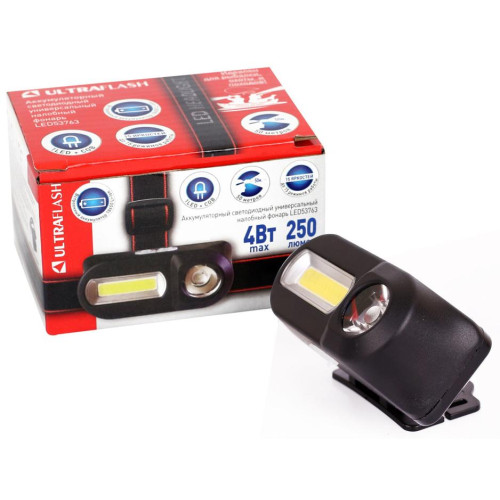 Фонарь Ultraflash LED53763 налобный