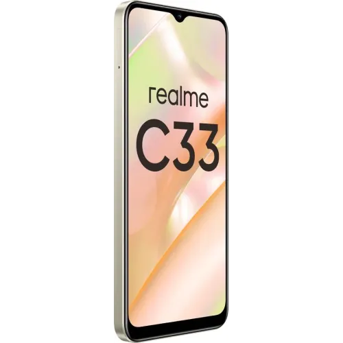 Сотовый телефон REALME C33 128Gb золотистый