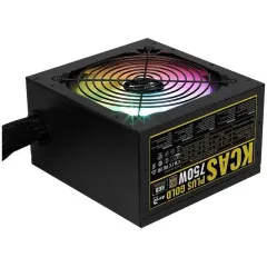 Блок питания Aerocool ATX KCAS PLUS GOLD 750W RGB 80+ gold