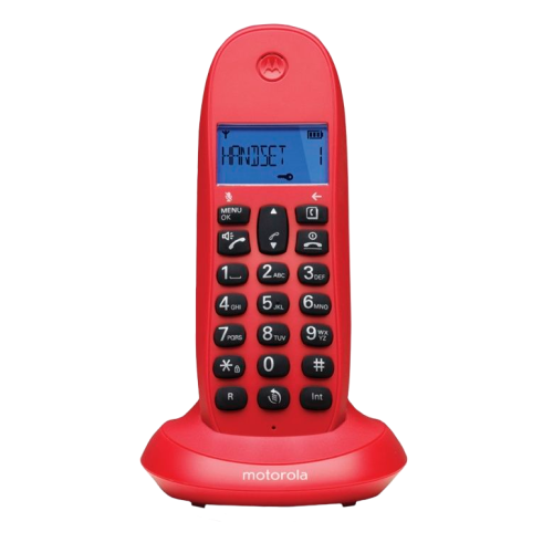 Телефон-радио MOTOROLA C1001LB+ красный