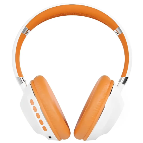 Гарнитура Bluetooth More choice HW34S белый/оранжевый (*5)