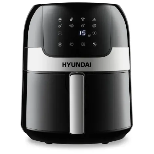 Аэрогриль HYNDAI HYF-3555 черный/серебристый