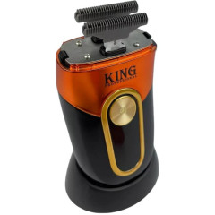 Бритва (шейвер) KING PROFESSIONALKP-1004, черный/оранжевый