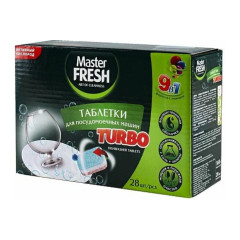 Таблетки для ПММ MASTER FRESH 9 в 1 28шт. (219582)
