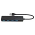 Коммутатор USB 2.0 HARPER HUB-04P Black 