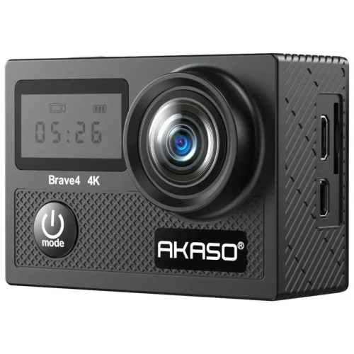 Экшн-камера AKASO BRAVE 4. Цвет: черный.