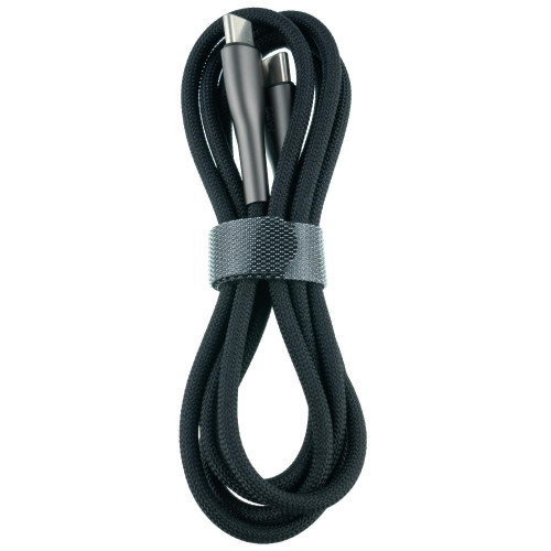 Кабель USB 2.0 Type C - Type C 1.2 м 3A Olmio 60W PD Style черный