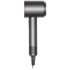 Фен Super Hair Dryer, проф., 5 магнит. насадок, розовый