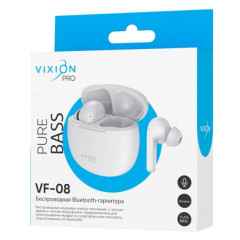 Гарнитура Bluetooth Vixion VF-08 PRO SE белый 