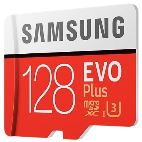 Карта micro-SD 128 GB Samsung MB-MC128KA/RU(EU) EVO PLUS + adapter Class
