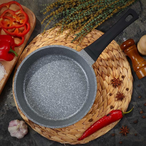 Сковорода ГУРМАН Estima серая ГМ2401 ЭЧИ индукция 24см (430986)